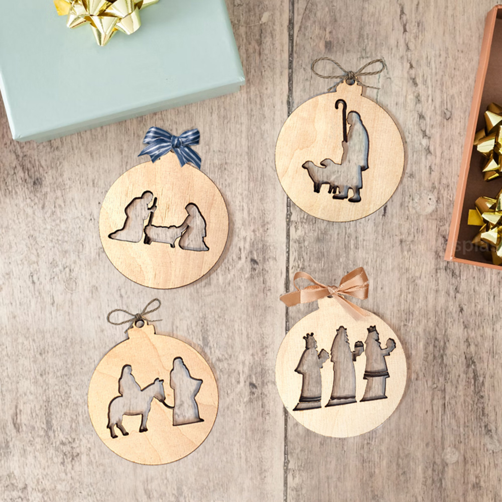 Nativity Bauble Set